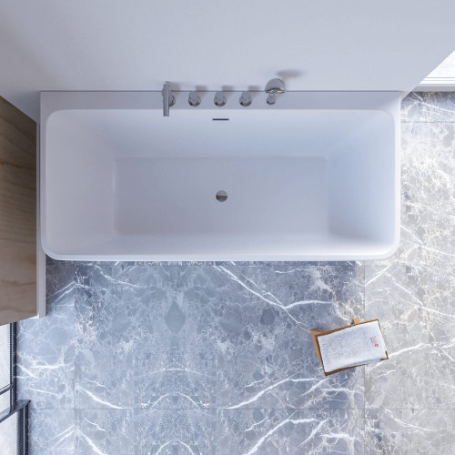 Wanna przyścienna z bateriami 170 cm SPA200 - SWISS MEYER exclusive