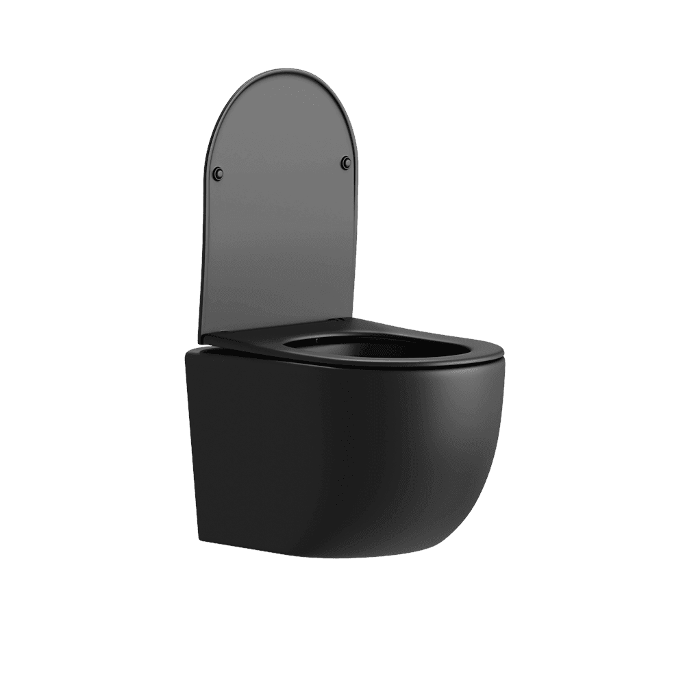 Misa WC podwieszana KATRINA czarna - bezrantowa rimless - SWISS MEYER