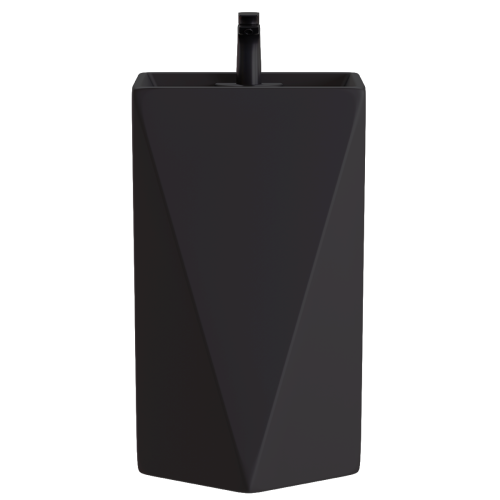 Zestaw WC kompakt + umywalka wolnostojąca DIAMENT BLACK - SWISS MEYER