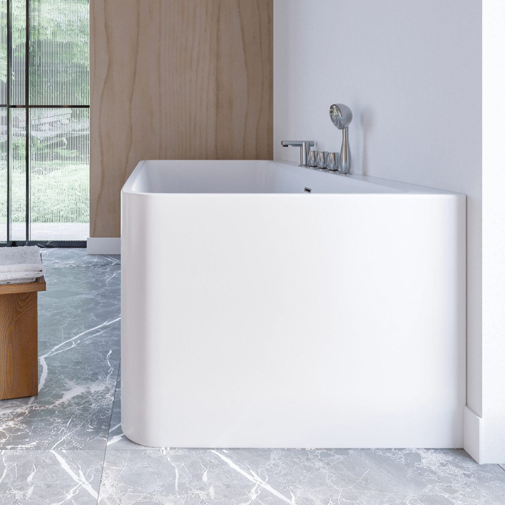 Wanna przyścienna z bateriami 170 cm SPA200 - SWISS MEYER exclusive