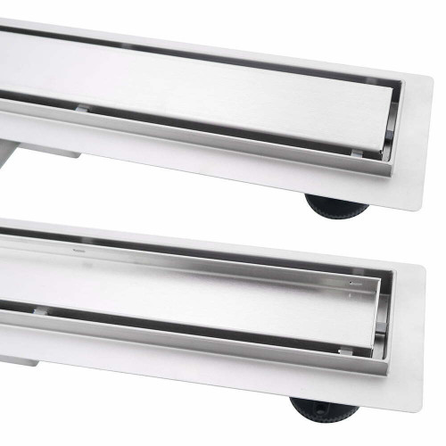Odpływ liniowy 60 cm - 2w1 SS  - pod płytkę - SWISS MEYER