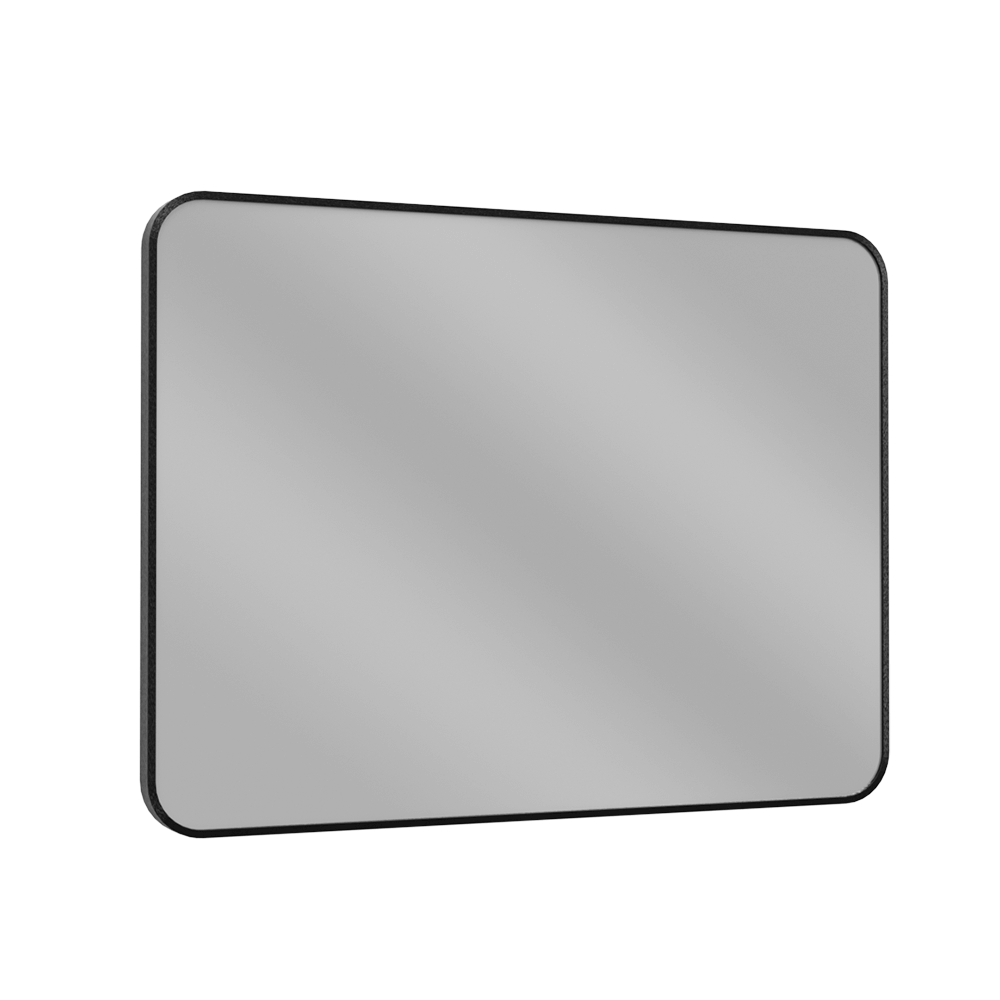 Lustro łazienkowe czarna ramka - 80 x 60 cm - MC 33 - SWISS MEYER