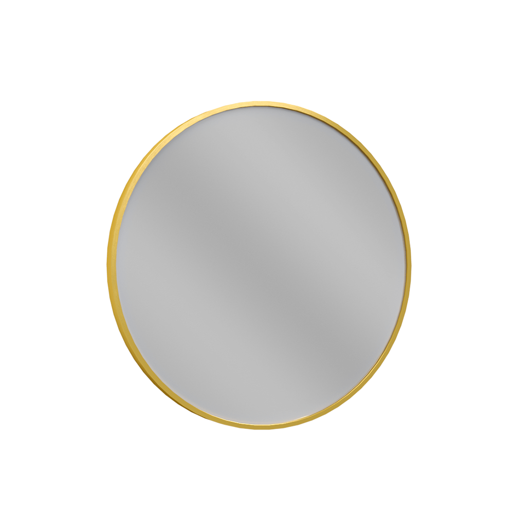 Lustro łazienkowe złota ramka - 60 x 60 cm - MC 32 - SWISS MEYER