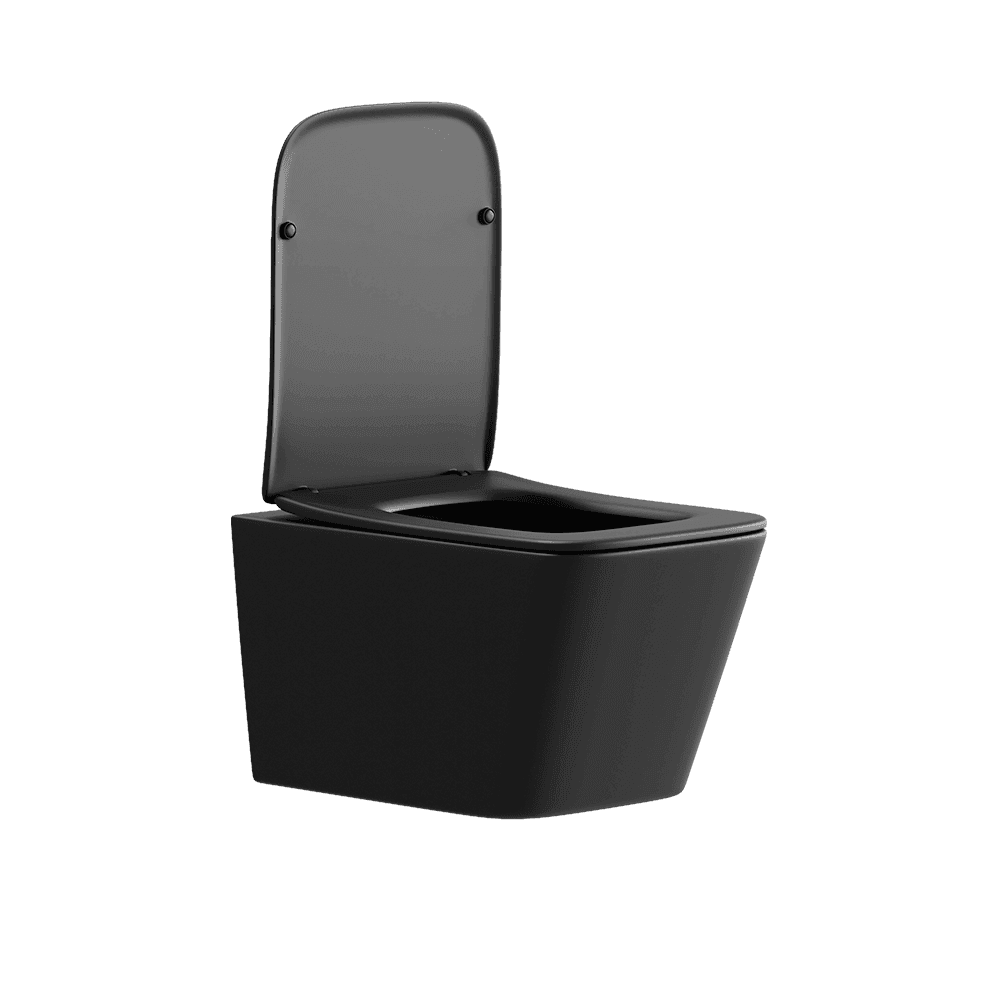 Misa WC podwieszana IVONA czarna – bezrantowa rimless – SWISS MEYER