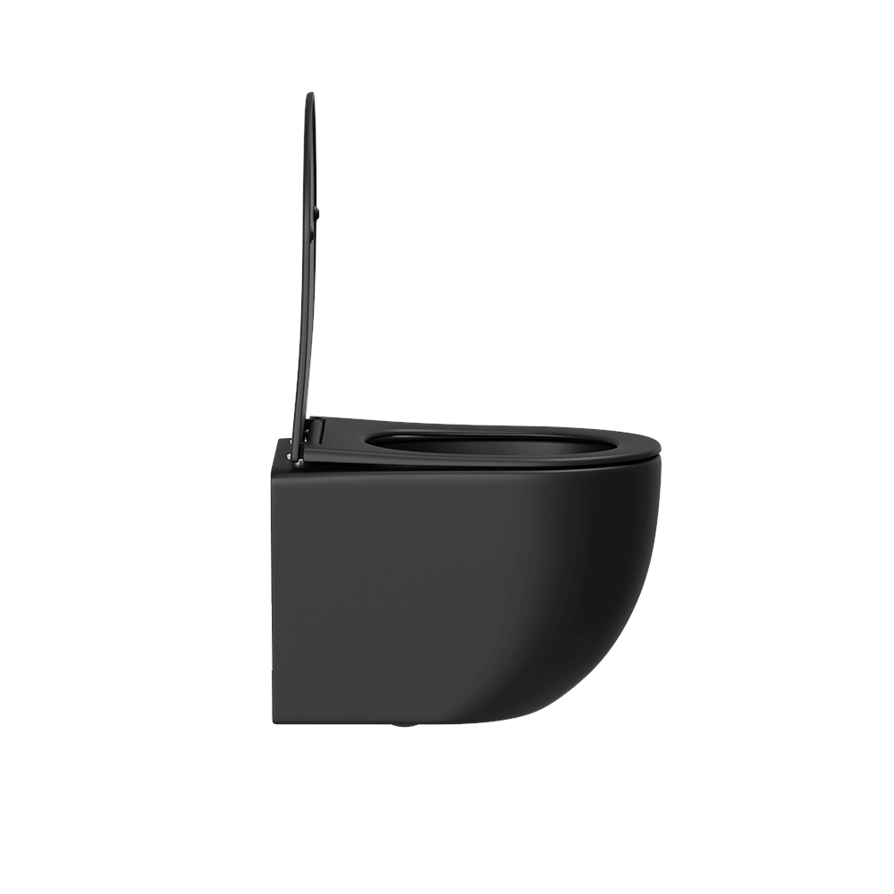 Zestaw Stelaż podtynkowy z misą WC podwieszaną KATRINA czarna SWISS MEYER