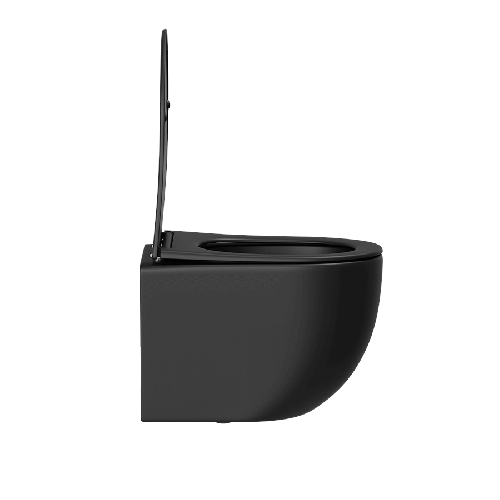 Zestaw Stelaż podtynkowy z misą WC podwieszaną KATRINA czarna SWISS MEYER