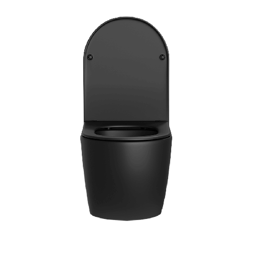 Zestaw Stelaż podtynkowy z misą WC podwieszaną KATRINA czarna SWISS MEYER