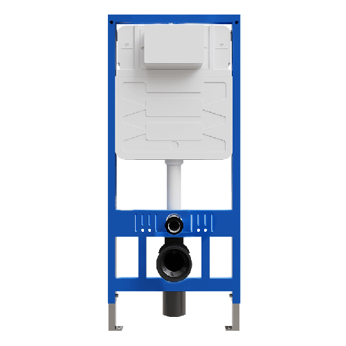 Zestaw Stelaż podtynkowy z misą WC podwieszaną KATRINA czarna SWISS MEYER