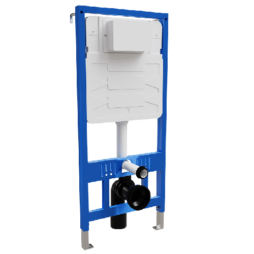 Zestaw Stelaż podtynkowy z misą WC podwieszaną KATRINA czarna SWISS MEYER