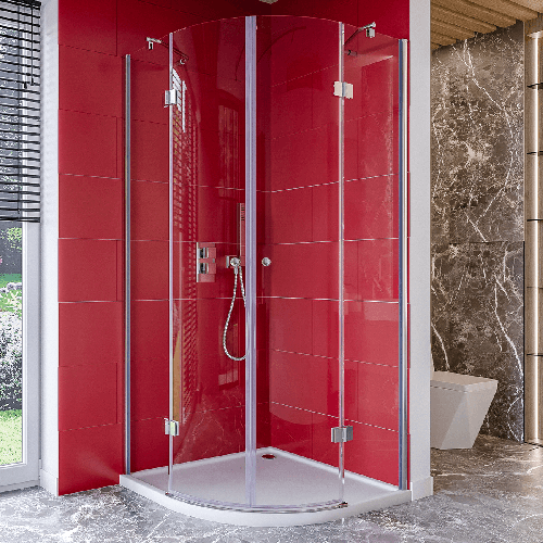 Kabina prysznicowa półokrągła uchylna - MS406 – SWISS MEYER