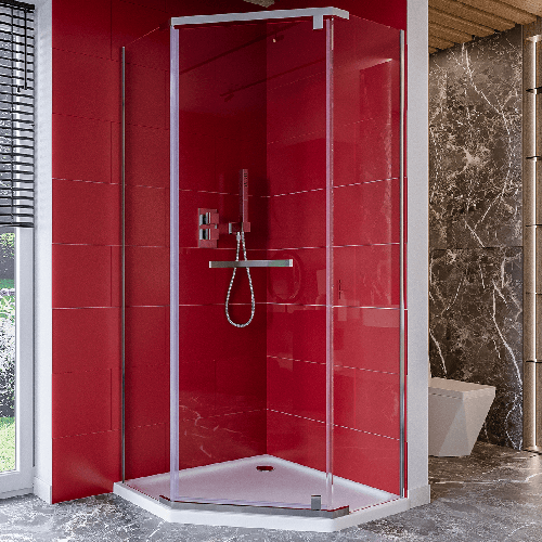 Kabina prysznicowa pięciokątna uchylna - MS501 – SWISS MEYER