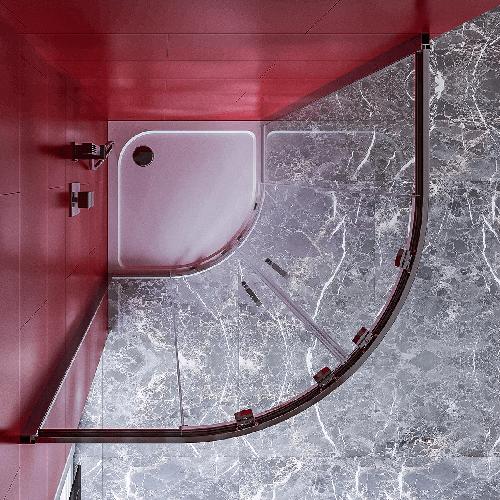 Kabina prysznicowa półokrągła przesuwna - MS600 - SWISS MEYER