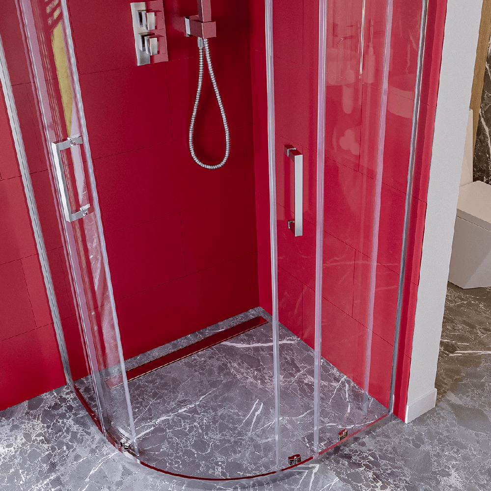 Kabina prysznicowa półokrągła przesuwna - MS600 - SWISS MEYER