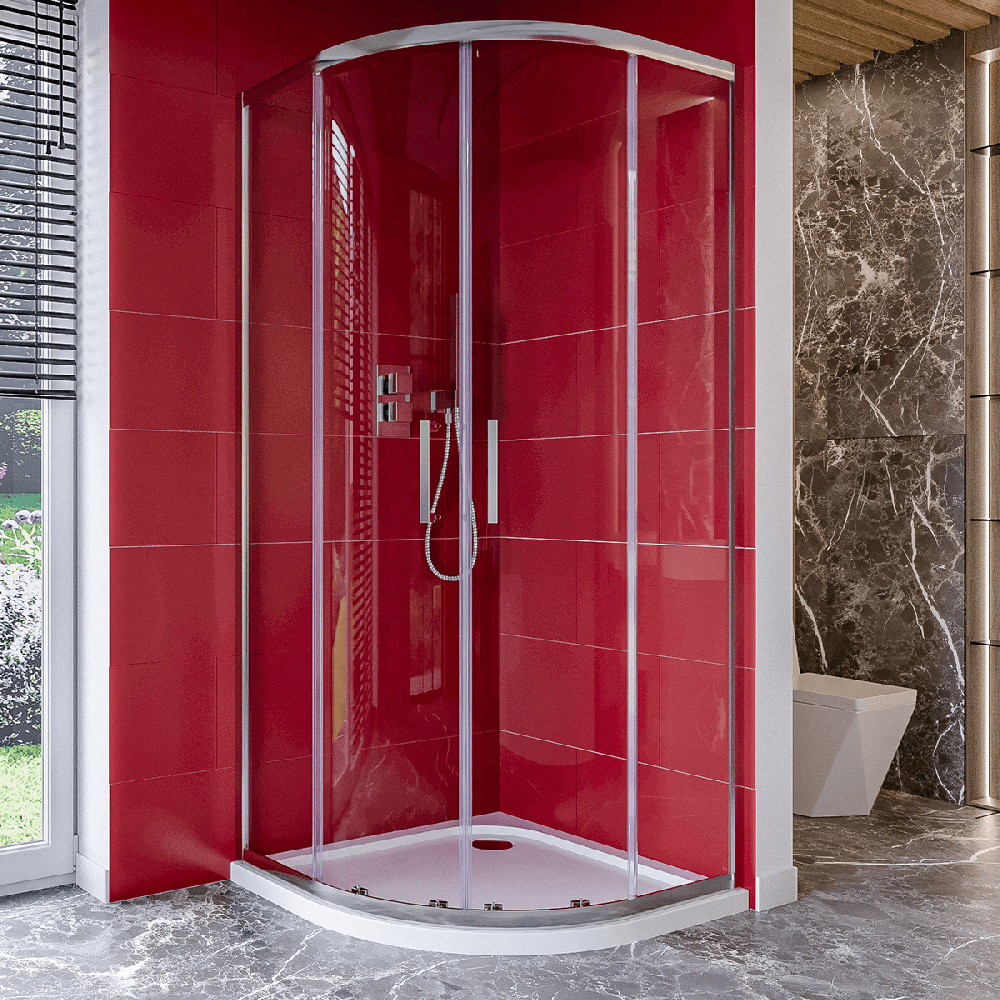 Kabina prysznicowa półokrągła przesuwna - MS600 - SWISS MEYER