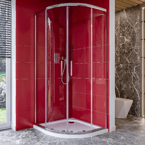 Kabina prysznicowa półokrągła przesuwna - MS600 - SWISS MEYER