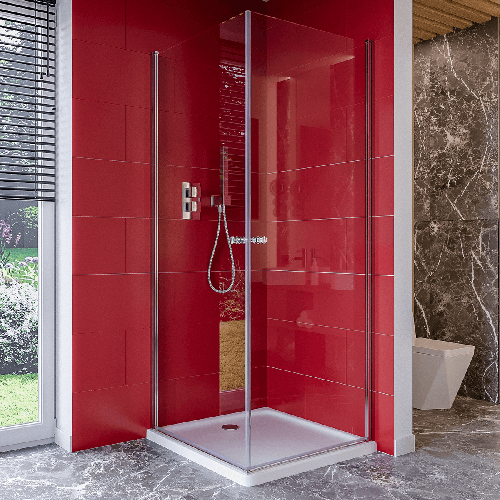 Kabina prysznicowa uchylna - podwójne drzwi - MSD8000 - SWISS MEYER