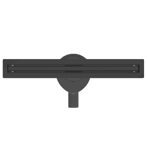 Odpływ liniowy 80 cm czarny - SLIM 360 SS - obrotowy - SWISS MEYER