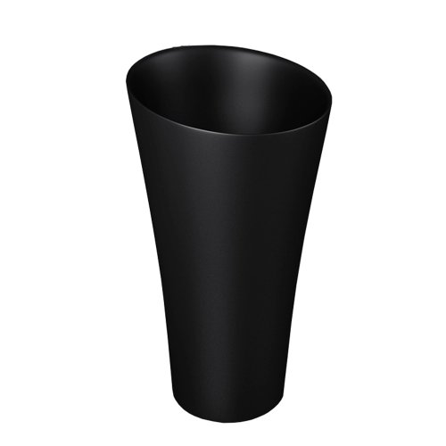 Umywalka wolnostojąca z konglomeratu czarna - MIDA SWISS MEYER