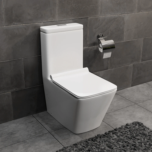 WC Kompakt rimless, bezkołnierzowy LUKKI - SWISS MEYER