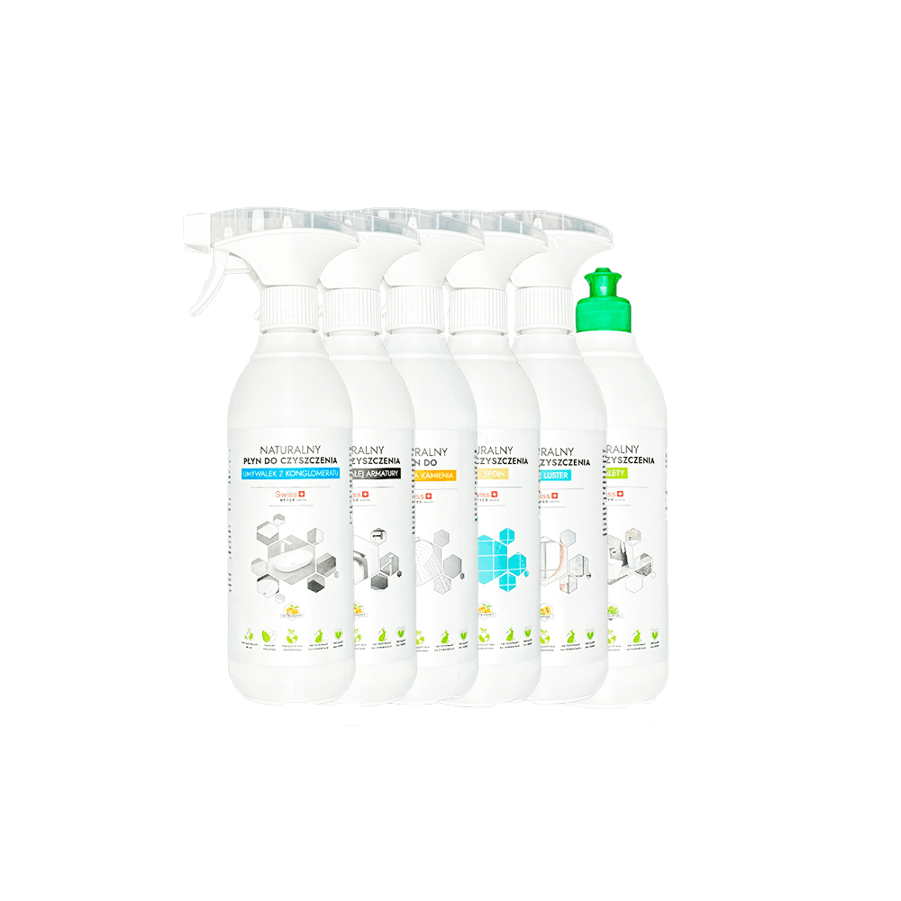 Zestaw płynów do łazienki SWISS MEYER - naturalne