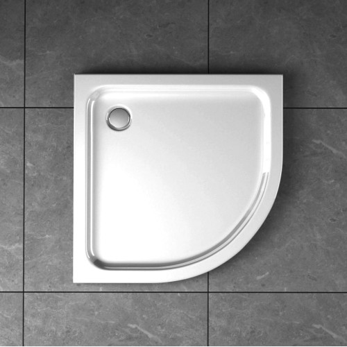 Brodzik prysznicowy półokrągły akrylowy niski SLIM MSB50 - SWISS MEYER