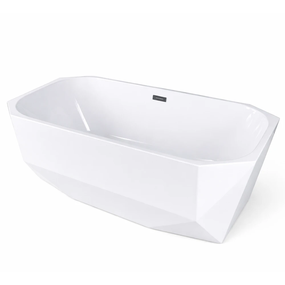 Wanna wolnostojąca 150cm DIAMENT biała akrylowa SWISS MEYER exclusive