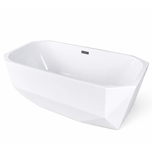 Wanna wolnostojąca 150cm DIAMENT biała akrylowa SWISS MEYER exclusive