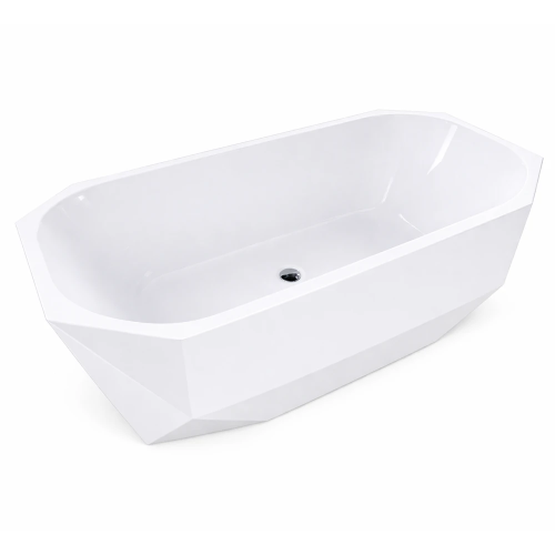 Wanna wolnostojąca 150cm DIAMENT biała akrylowa SWISS MEYER exclusive