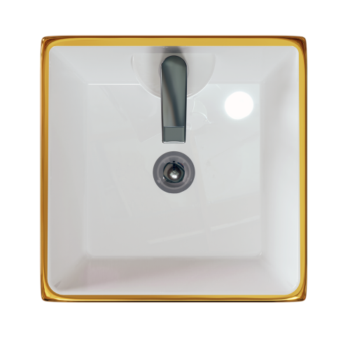 Umywalka wolnostojąca ceramiczna DIAMENT GOLD - SWISS MEYER