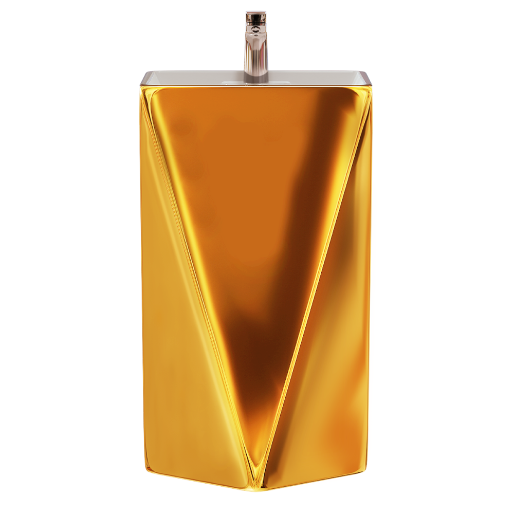 Umywalka wolnostojąca ceramiczna DIAMENT GOLD - SWISS MEYER
