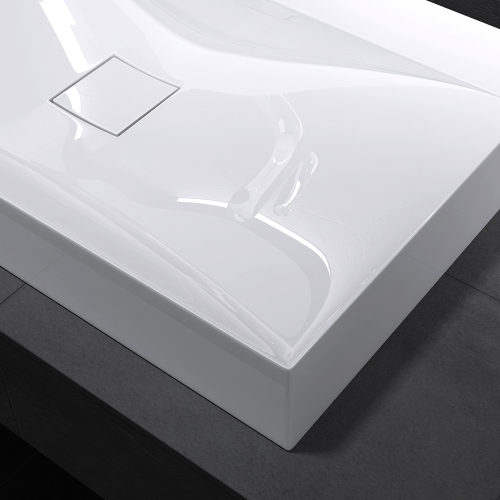 kopia Umywalka nablatowa z konglomeratu - OSLO 100 x 48 cm SWISS MEYER