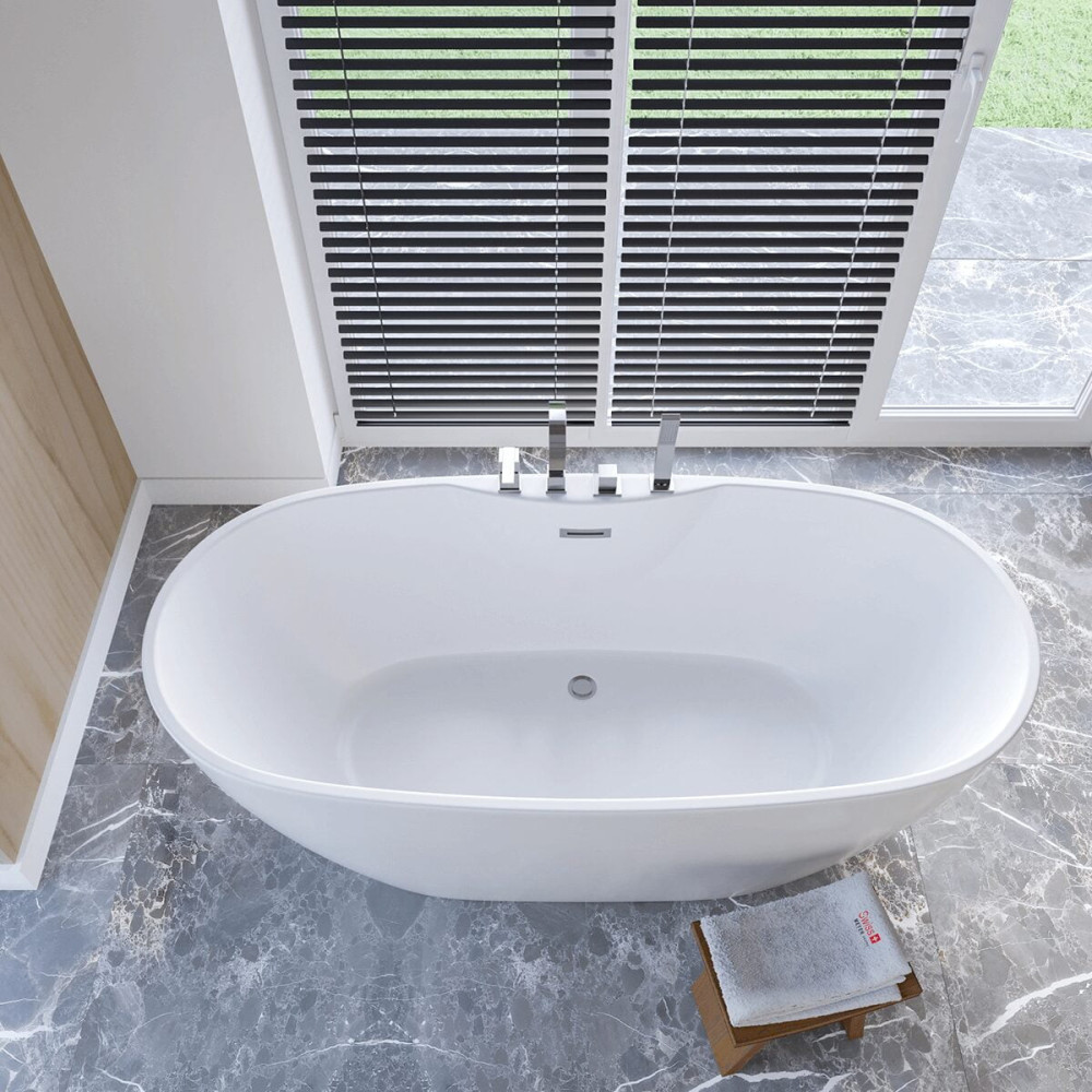 Wanna wolnostojąca z bateriami 170 cm SPA600 - SWISS MEYER exclusive