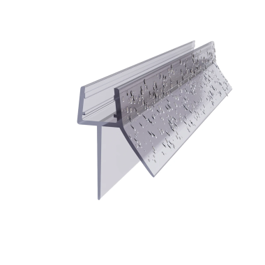 Uszczelka dolna z okapnikiem - szyba 6 mm - pióro 16mm