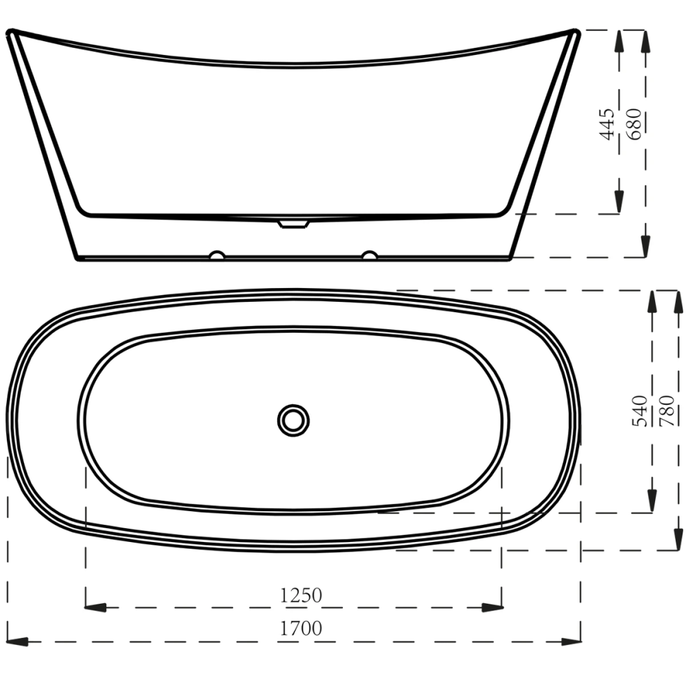 Wanna wolnostojąca 170 cm SPA300 - SWISS MEYER exclusive