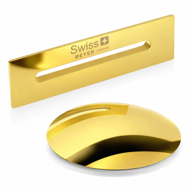 kopia Maskownica przelewu czarna i korek czarny do wanny wolnostojącej SWISS MEYER