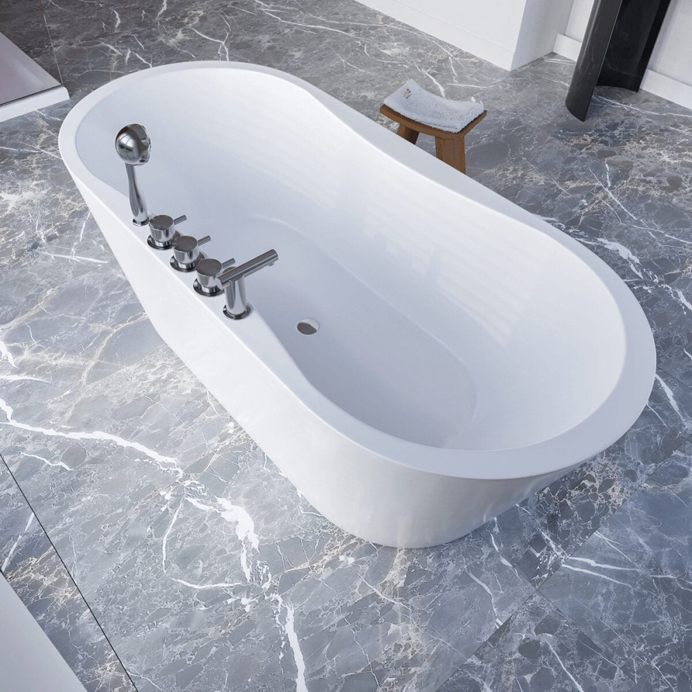 Wanna wolnostojąca z bateriami 170 cm SPA1000 - SWISS MEYER exclusive