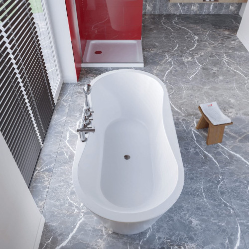 Wanna wolnostojąca z bateriami 170 cm SPA1000 - SWISS MEYER exclusive