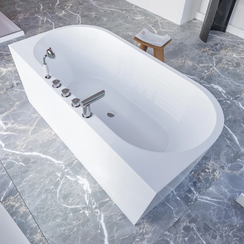 Wanna przyścienna z bateriami 170 cm SPA210 - SWISS MEYER exclusive