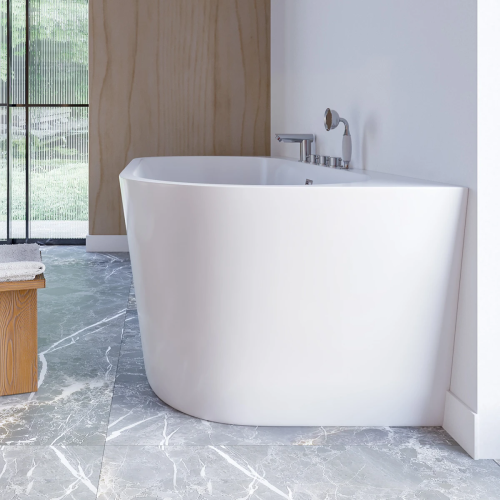 Wanna przyścienna z bateriami 170 cm SPA210 - SWISS MEYER exclusive