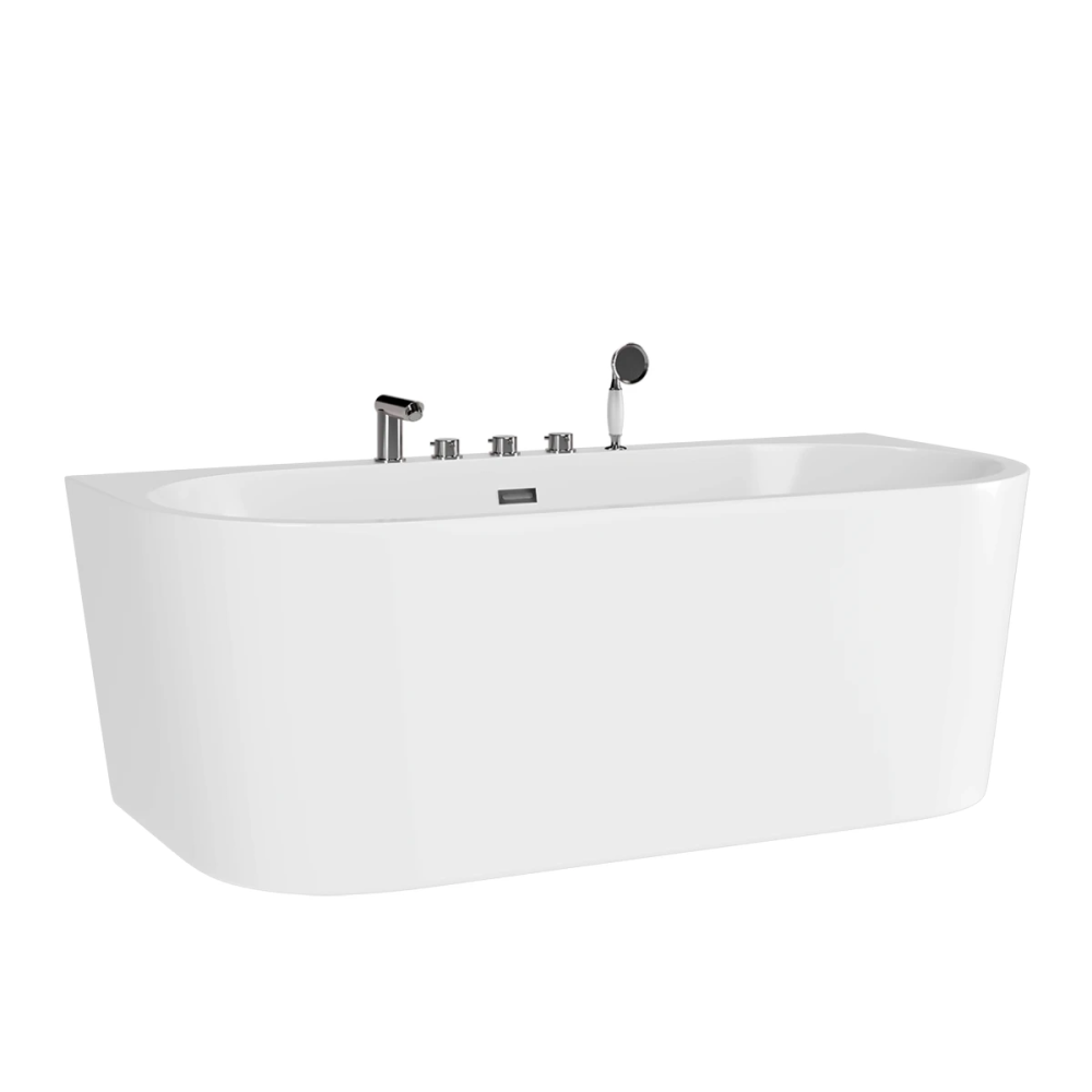 Wanna przyścienna z bateriami 170 cm SPA210 - SWISS MEYER exclusive
