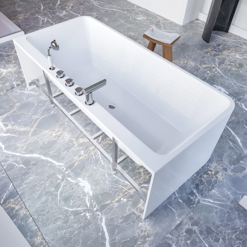 Wanna przyścienna z bateriami 170 cm SPA200 - SWISS MEYER exclusive