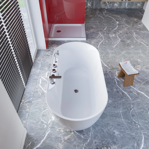 Wanna wolnostojąca z bateriami 150 cm SPA600 - SWISS MEYER exclusive