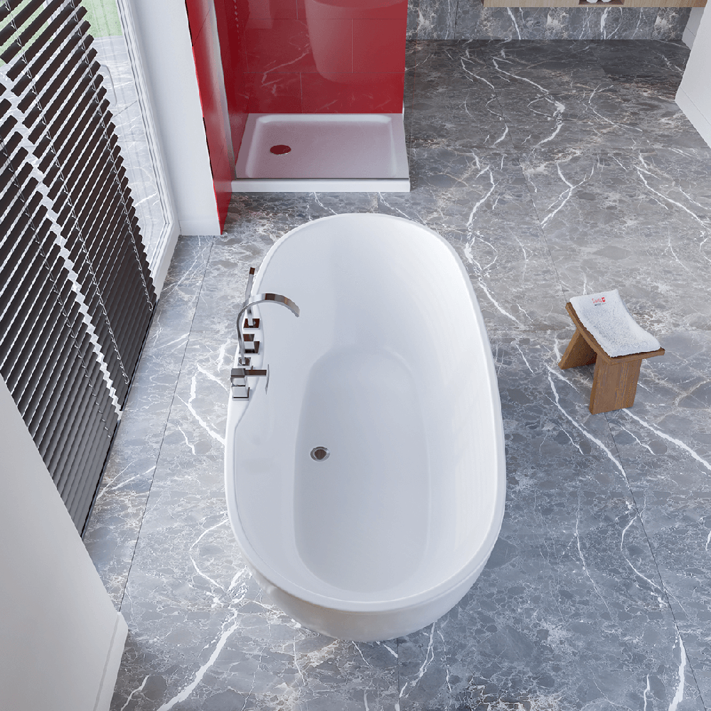 Wanna wolnostojąca z bateriami 170 cm SPA600 - SWISS MEYER exclusive