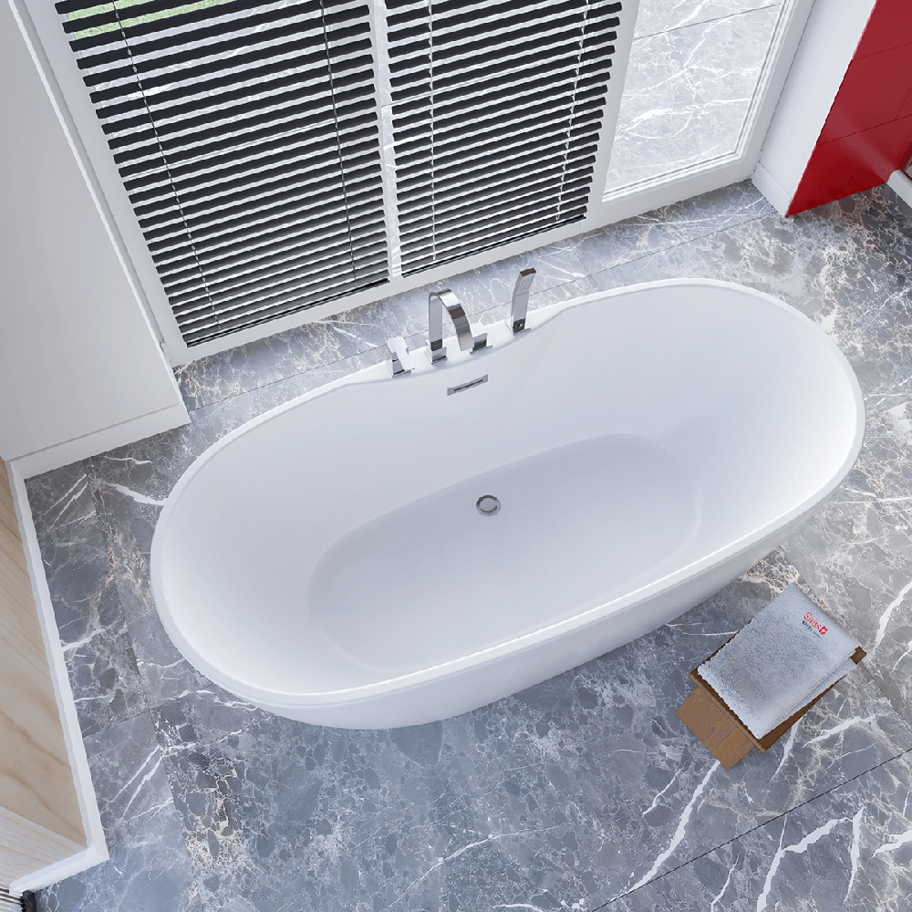 Wanna wolnostojąca z bateriami 170 cm SPA600 - SWISS MEYER exclusive