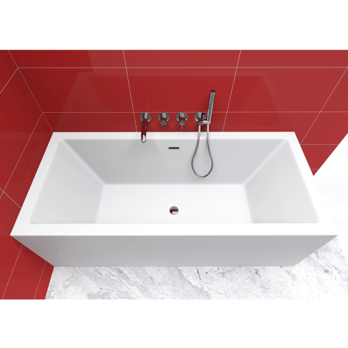 Wanna przyścienna prostokątna 180 cm SPA700 - SWISS MEYER exclusive