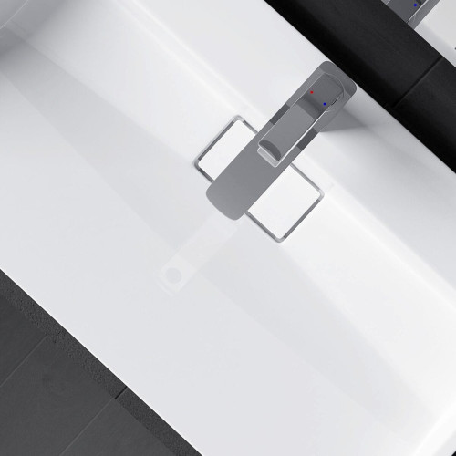 Umywalka nablatowa z konglomeratu - GONO 80 x 46 cm SWISS MEYER