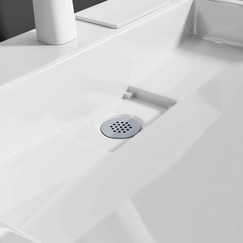 Umywalka nablatowa z konglomeratu - GONO 80 x 46 cm SWISS MEYER