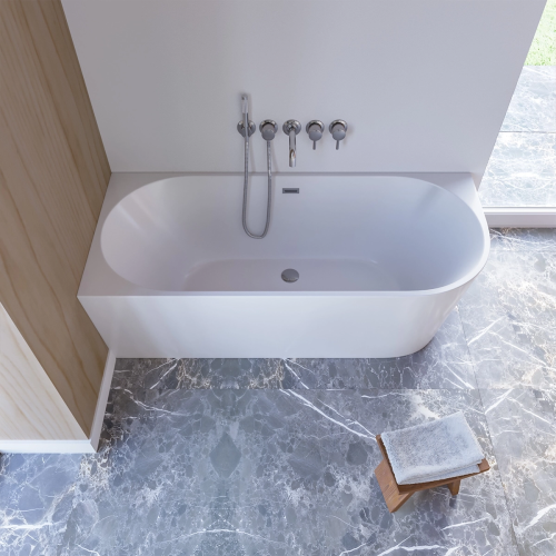 Wanna wolnostojąca przyścienna 170 cm narożna lewa SPA230-L - SWISS MEYER exclusive