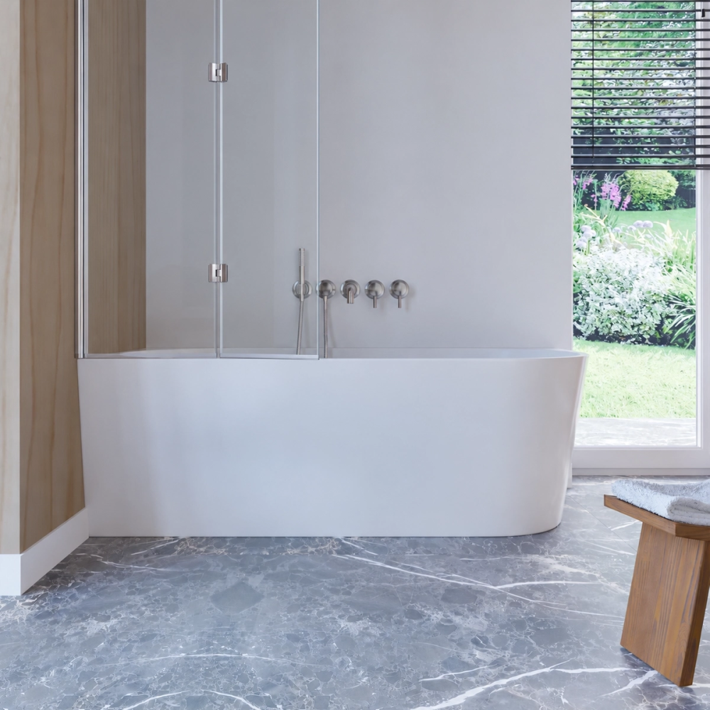 Wanna wolnostojąca przyścienna 170 cm narożna lewa SPA230-L - SWISS MEYER exclusive