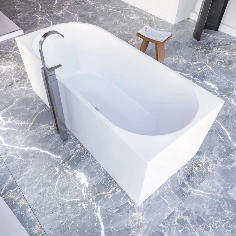 Wanna wolnostojąca przyścienna 170 cm narożna lewa SPA230-L - SWISS MEYER exclusive